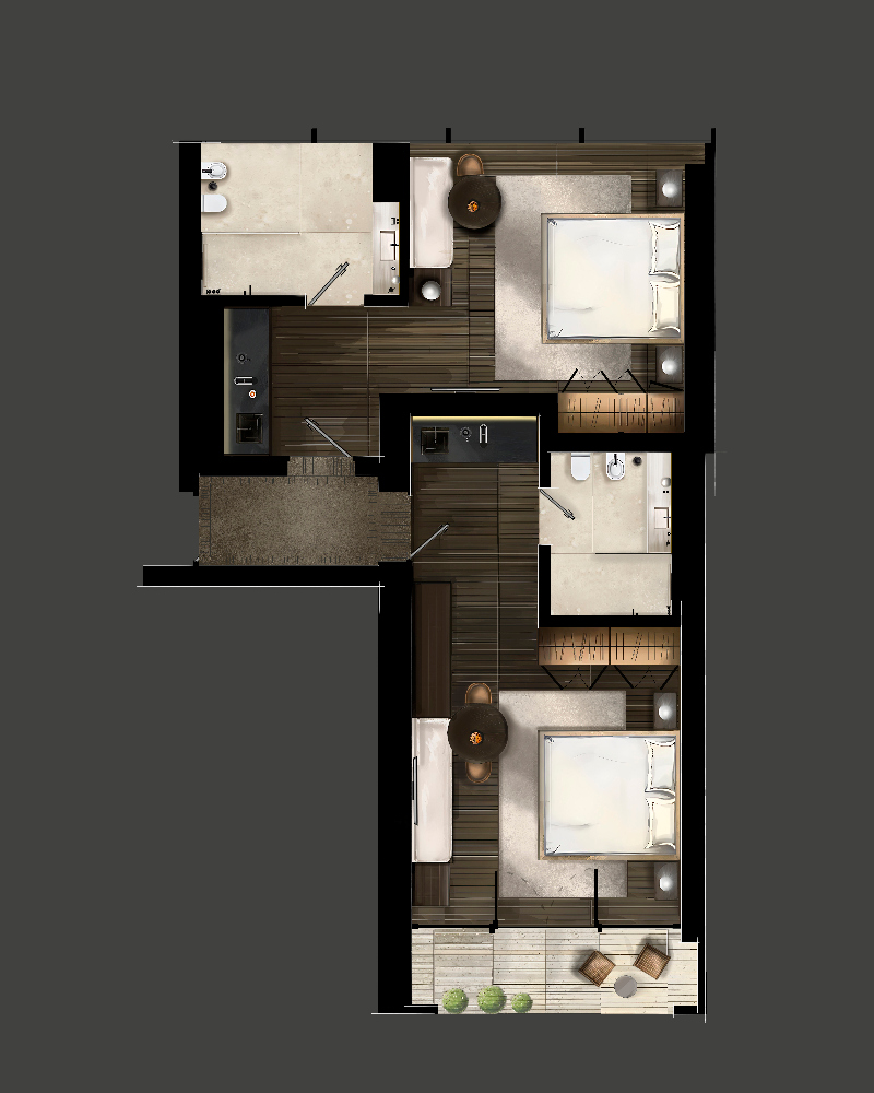 FAMILY APARTMENT layout