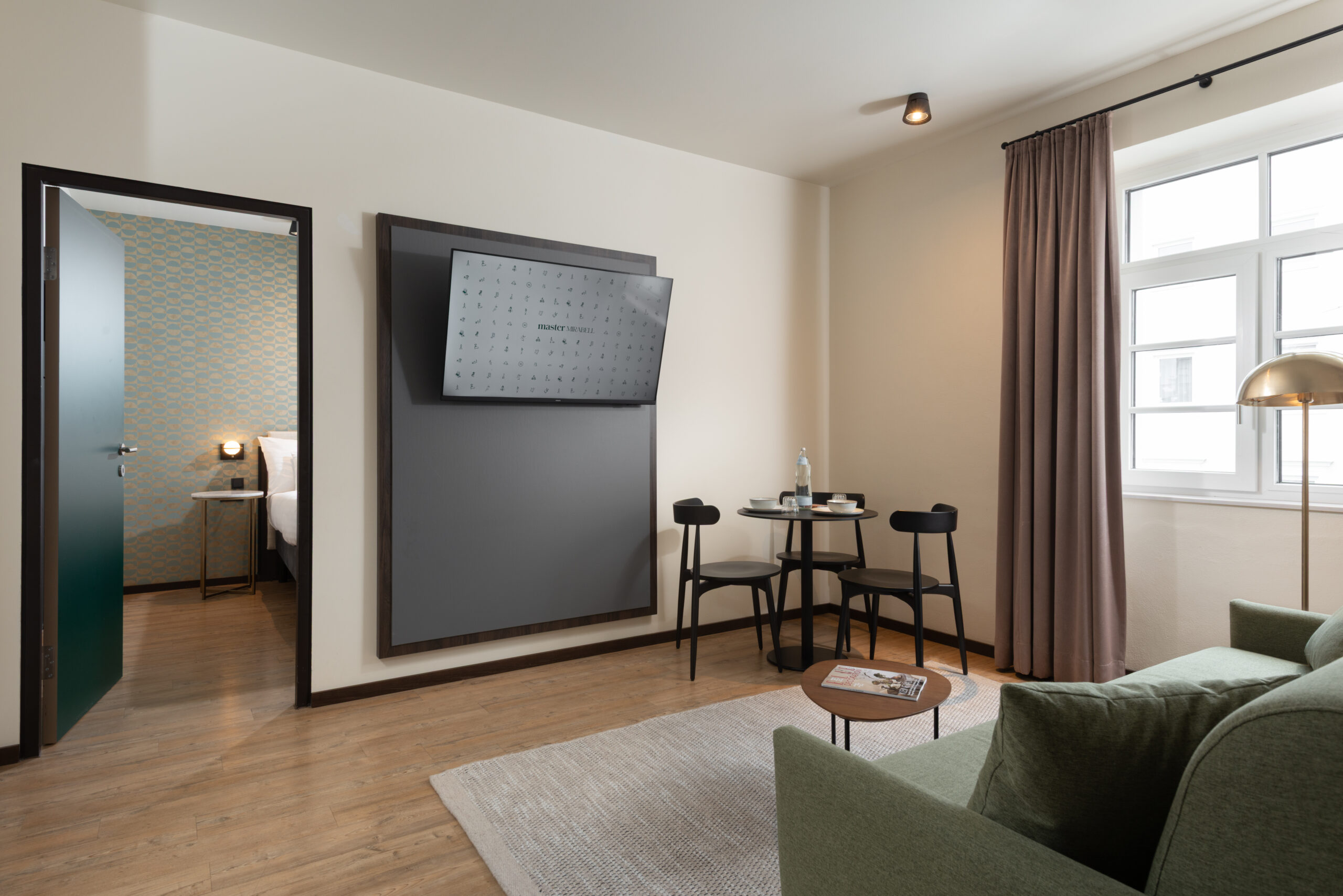 Sitting Area - One Bedroom Apartment
